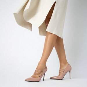 Salón desnudo con tacón de 10 cm en charol - Image 2